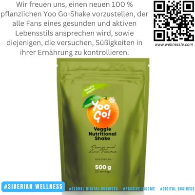 Yoo Go! Veggie Nutritional Shake with Spirulina Yoo Go! Veggie Nutritional Shake with Spirulina