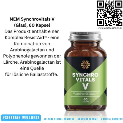 NEM Synchrovitals V (Glas), 60 Kapsel NEM Synchrovitals V (Glas), 60 Kapsel