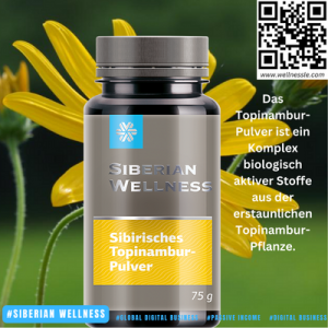 Topinambur-Pulver, 75 g - Siberian Wellness Germany