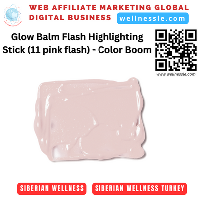 Glow Balm Flash Highlighting Stick (11 pink flash) - Color Boom - Siberian Wellness Turkey
