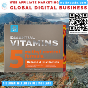 NEM Essential Vitamins. Betaine & B-Vitamins, 30 Kapseln - Siberian Wellness Deutschland