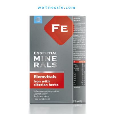 NEM Elemvitals. Iron with siberian herbs, 60 Kapseln NEM Elemvitals. Iron with siberian herbs, 60 Kapseln