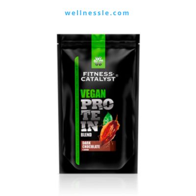 Fitness Catalyst Vegan Protein Blend Dark Chocolate Flavour, 480 g Fitness Catalyst Vegan Protein Blend Dark Chocolate Flavour, 480 g