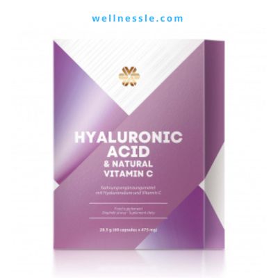Food Supplement Hyaluronic Acid & Natural Vitamin C, 60 capsules Food Supplement Hyaluronic Acid & Natural Vitamin C, 60 capsules