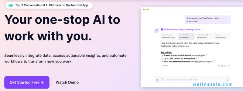 Your one-stop AI to work with you