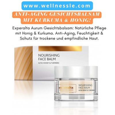 Anti-Aging Gesichtsbalsam mit Kurkuma & Honig! Anti-Aging Gesichtsbalsam mit Kurkuma & Honig!