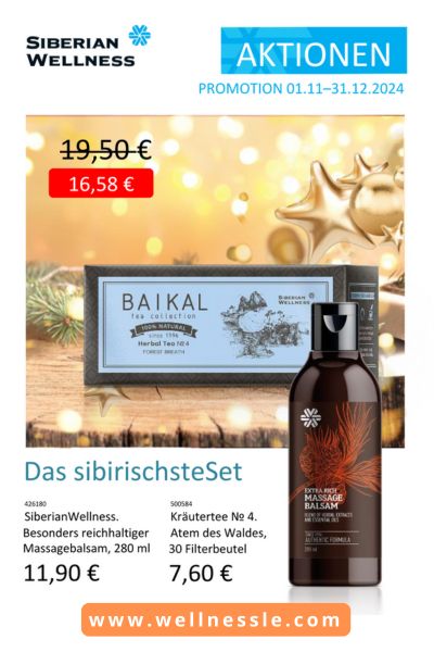 November-Promotion bei Siberian Wellness!