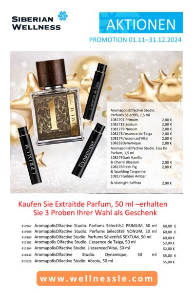November-Promotion bei Siberian Wellness!