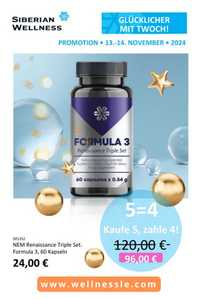 November-Promotion bei Siberian Wellness!