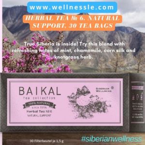 Herbal tea № 6. Natural support, 30 tea bags × 1.5 g