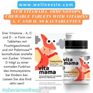 NEM Vitamama Immunotops Chewable Tablets with Vitamins A, C and D, 90 Kautabletten