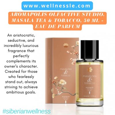 Siberian Wellness Aromapolis Olfactive Studio Masala tea & Tobacco, 50 ml Siberian Wellness Aromapolis Olfactive Studio Masala tea & Tobacco, 50 ml