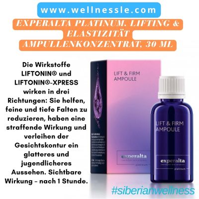 Experalta Platinum Lifting & Elastizität Ampullenkonzentrat, 30 ml Experalta Platinum Lifting & Elastizität Ampullenkonzentrat, 30 ml
