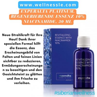 Experalta Platinum Regenerierende Essenz 10% Niacinamide, 30 ml Experalta Platinum Regenerierende Essenz 10% Niacinamide, 30 ml
