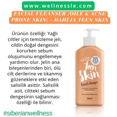 Facial cleanser (Oily & Acne prone skin) – Dahlia Teen Skin Facial cleanser (Oily & Acne prone skin) - Dahlia Teen Skin