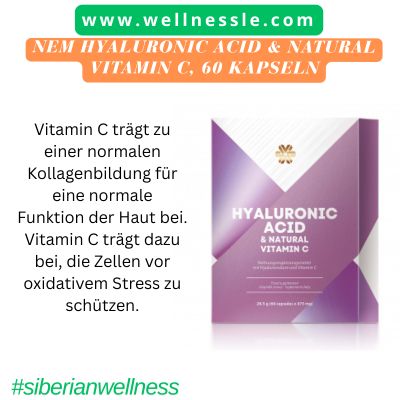 NEM Hyaluronic Acid & Natural Vitamin C, 60 Kapseln NEM Hyaluronic Acid & Natural Vitamin C, 60 Kapseln