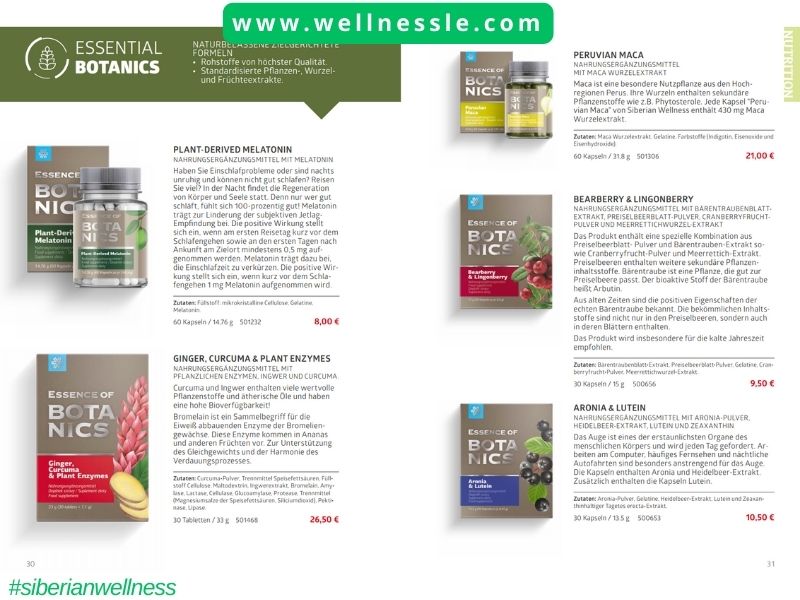 Siberian Wellness Deutschland Katalog 2025