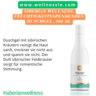 Siberian Wellness. Feuchtigkeitsspendendes Duschgel, 300 ml Siberian Wellness. Feuchtigkeitsspendendes Duschgel, 300 ml