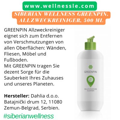 Siberian Wellness GREENPIN. Allzweckreiniger, 500 ml Siberian Wellness GREENPIN. Allzweckreiniger, 500 ml