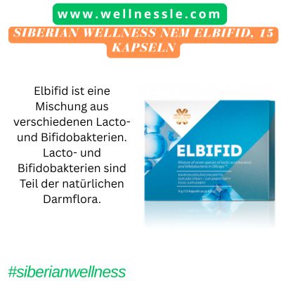 Siberian Wellness NEM Elbifid, 15 Kapseln Siberian Wellness NEM Elbifid, 15 Kapseln