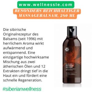 Siberian Wellness Sibirische Balsame Massagebalsam