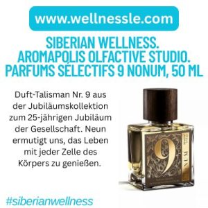 Siberian Wellness Aromapolis Olfactive Studio. Parfums Sélectifs 9 NONUM, 50 ml