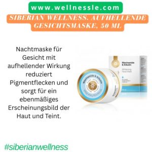 Siberian Wellness. Aufhellende Gesichtsmaske, 50 ml