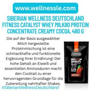 Fitness Catalyst Whey Milk80 Protein Concentrate Creamy Cocoa, 480 g