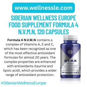 Formula 4 N.V.M.N contains a complex of Vitamins A, E and C!