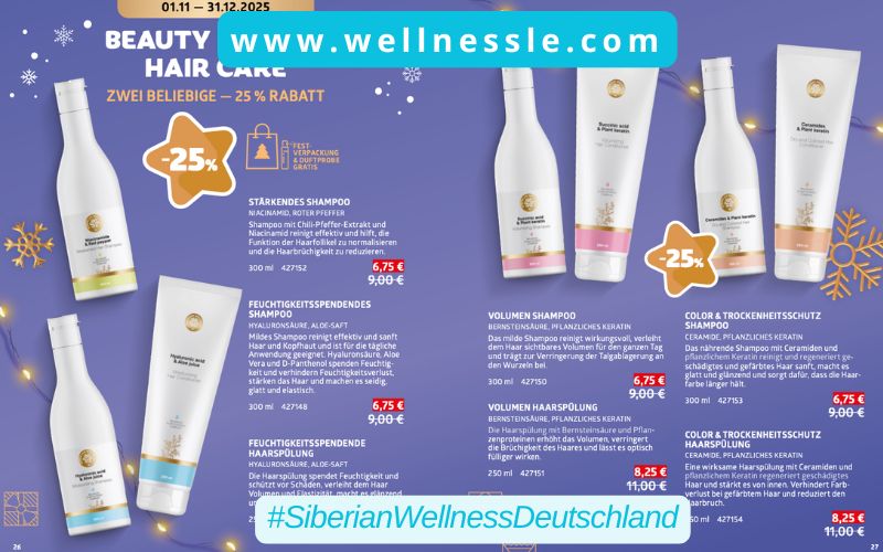 Siberian Wellness Deutschland Promotional 11 2025