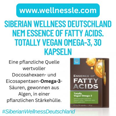 Totally Vegan Omega-3 mit den mehrfach-ungesättigten Omega-3-Fettsäuren EPA und DHA Totally Vegan Omega-3 mit den mehrfach-ungesättigten Omega-3-Fettsäuren EPA und DHA