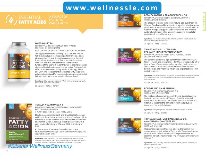Siberian Wellness Germany Food Supplement