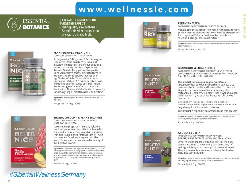 Siberian Wellness Germany Food Supplement