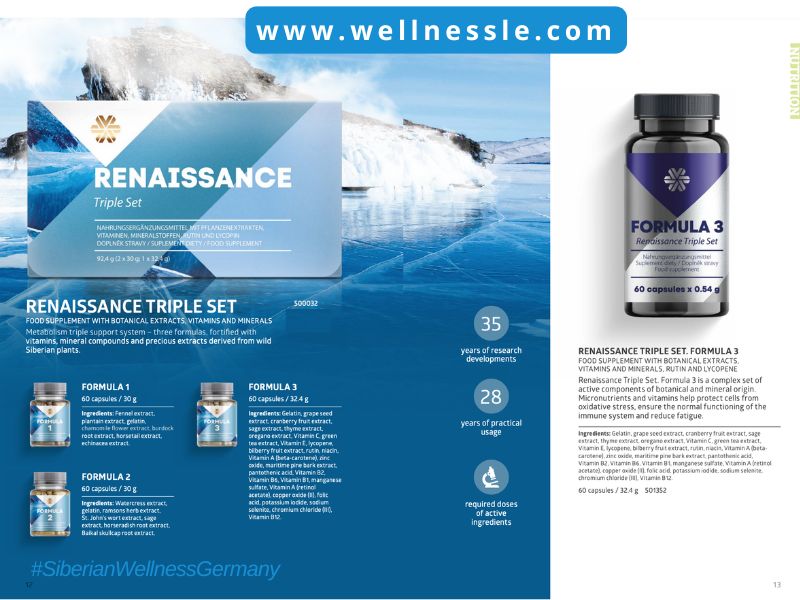Siberian Wellness Germany Food Supplement